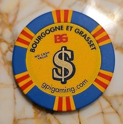 Bourgogne et Grasset BG 39mm NCV Manufacturer Sample Casino Chip