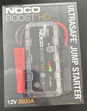 NOCO Boost GB70 2000A 12V Lithium Jump Starter UltraSafe Battery Booster