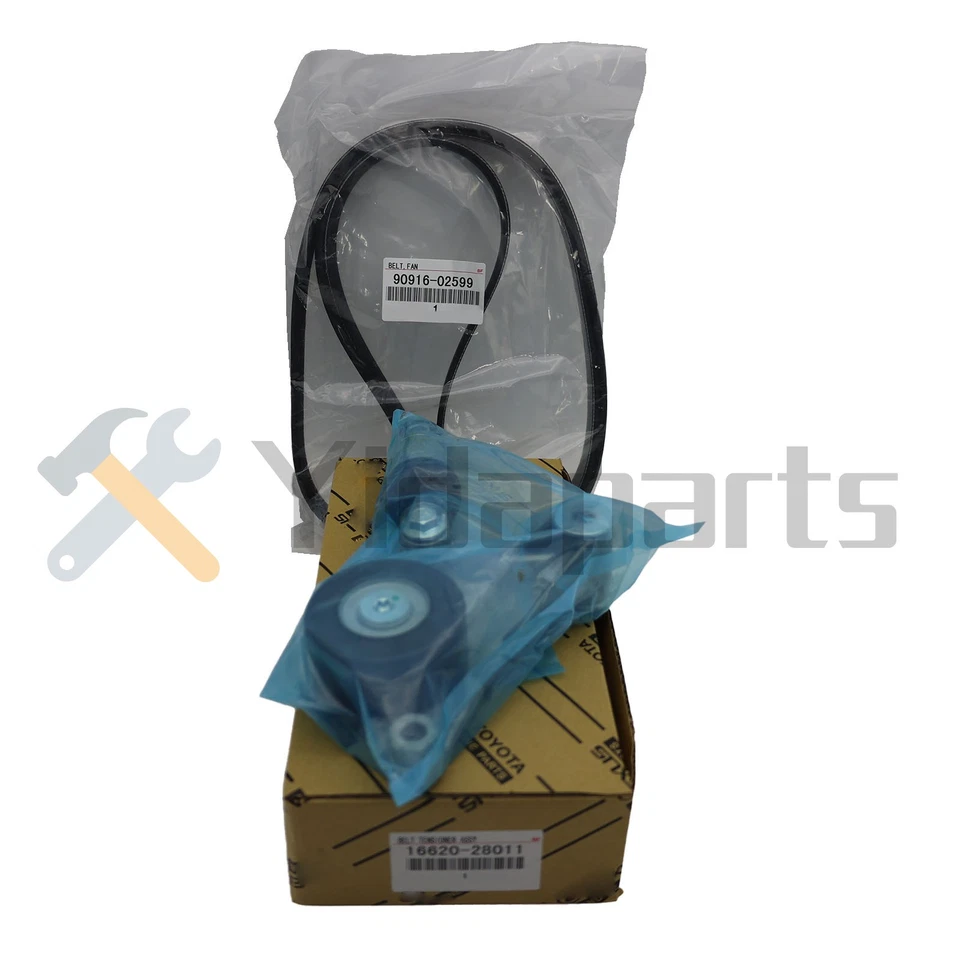 NEW OEM Belt Tensioner & Belt Kit For Toyota Camry Rav4 Highlander 2002-2006 Foto 3 de 4