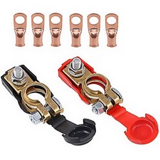 1 Set/8pcs Auto Battery Terminal Clip Useful Quick Release Clamp Terminals