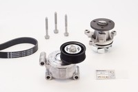 Continental Ctam Wasserpumpe + Keilrippenriemensatz U.A. FüR Ford, Volvo