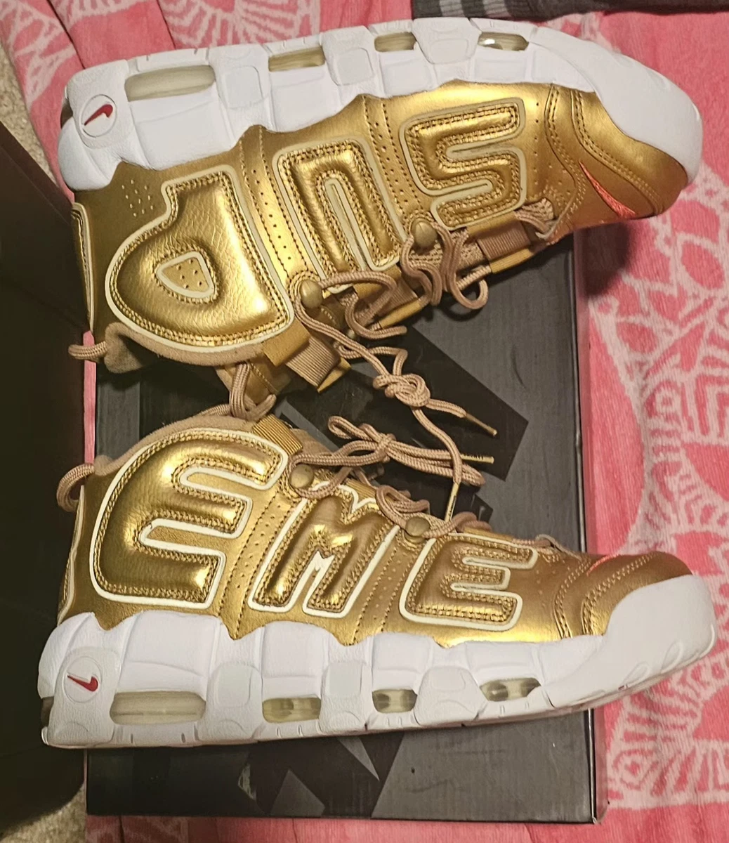Las mejores ofertas en Nike Supreme x Air More Uptempo Metallic