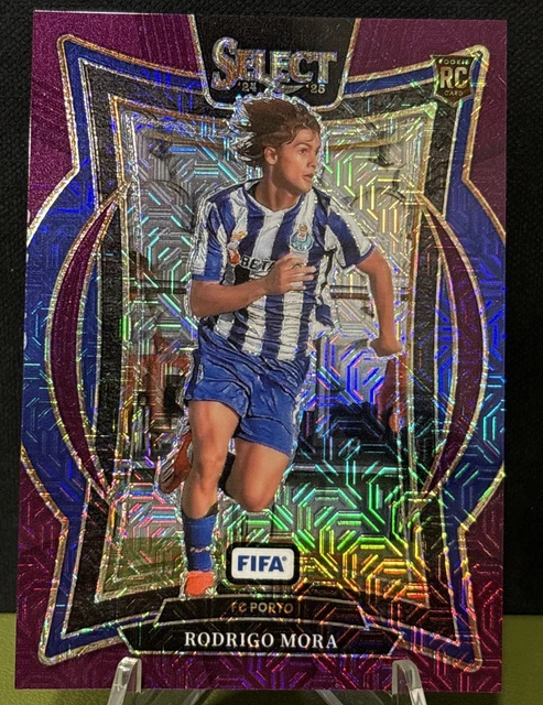 2024-25 Panini Select FIFA Rodrigo Mora RC #50 Purple Mojo Prizm SP FC Porto