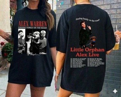 Alex Warren Tour 2026 Finding Family on the Road Music Vintage T-Shirt