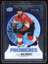 2023-24 Upper Deck Ice Premieres Blue Uvis Balinskis Rookie 377/799 Florida