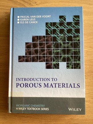Introduction to Porous Materials by Pascal Van Der Voort et.al. Hardcover 2019