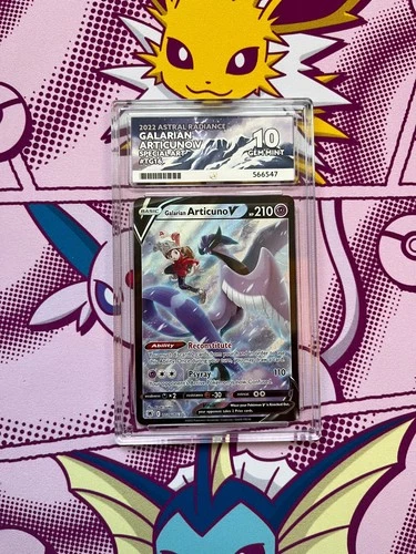 Pokemon TCG - Galarian Articuno V TG16/TG30 - Astral Radiance - Graded - ACE 10