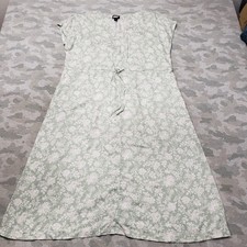 Land's End Dress Womens Large Green Sleeveless