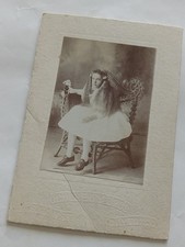 Antique Cabinet Card -Young Girl - Dougherty Bros - 1890's - See PIX for Name.