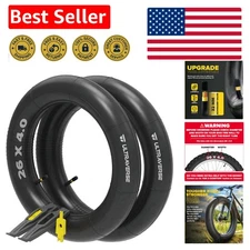 Durable 26-Inch x 4.0 Inner Tube Kit with Tire Levers - Perfect for E-Bikes
