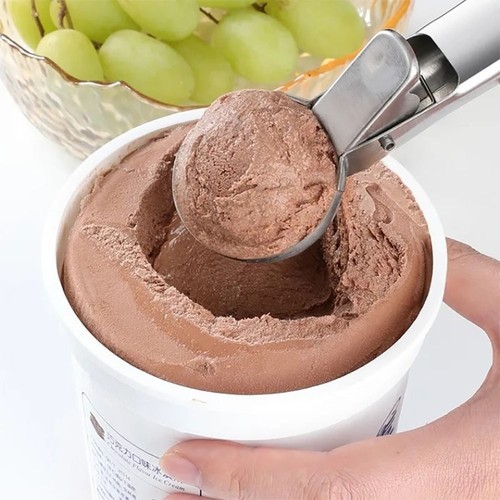 1Pcs Stainless Steel Ice Cream Spoon Rebound Snowball Maker Home Kitchen Tools - Picture 5 of 15
