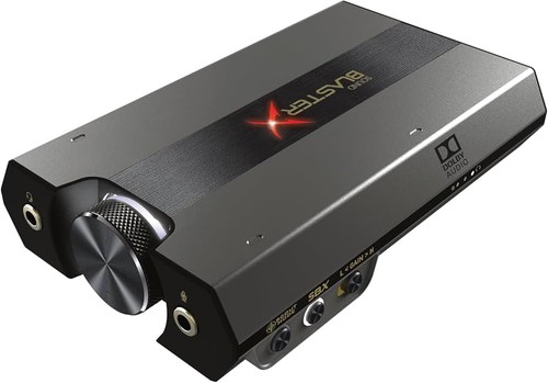 Creative Labs Sound BlasterX G6 7.1-Channel HD Gaming DAC and External USB So...