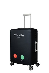 travelite Luggage Cover M Reisezubehör Travelite Calling schwarz Neu