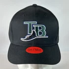 NEW Tampa Bay Devil Rays Baseball Hat Cap Small Medium Youth Black NWT MLB