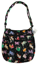 New Vera Bradley Herding Cats Trio Zip Hipster Crossbody Purse Bag
