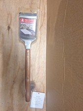 18" Grill Brush 3.75" Sq. Solid Wood Handle