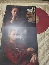 Ty Myers Heavy On The Soul Signed Vinyl Insert