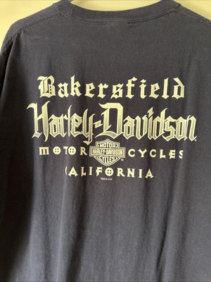 Bakersfield Harley Davidson, Bakersfield California. Blue XL T