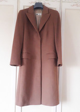 COLOMBO cappotto beige in lana e cachemire t. IT 42 lungo lanificio lusso donna
