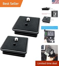 Compact 41mm Quick Release Plate Duo for Tripod - Compatible with Popular Models
