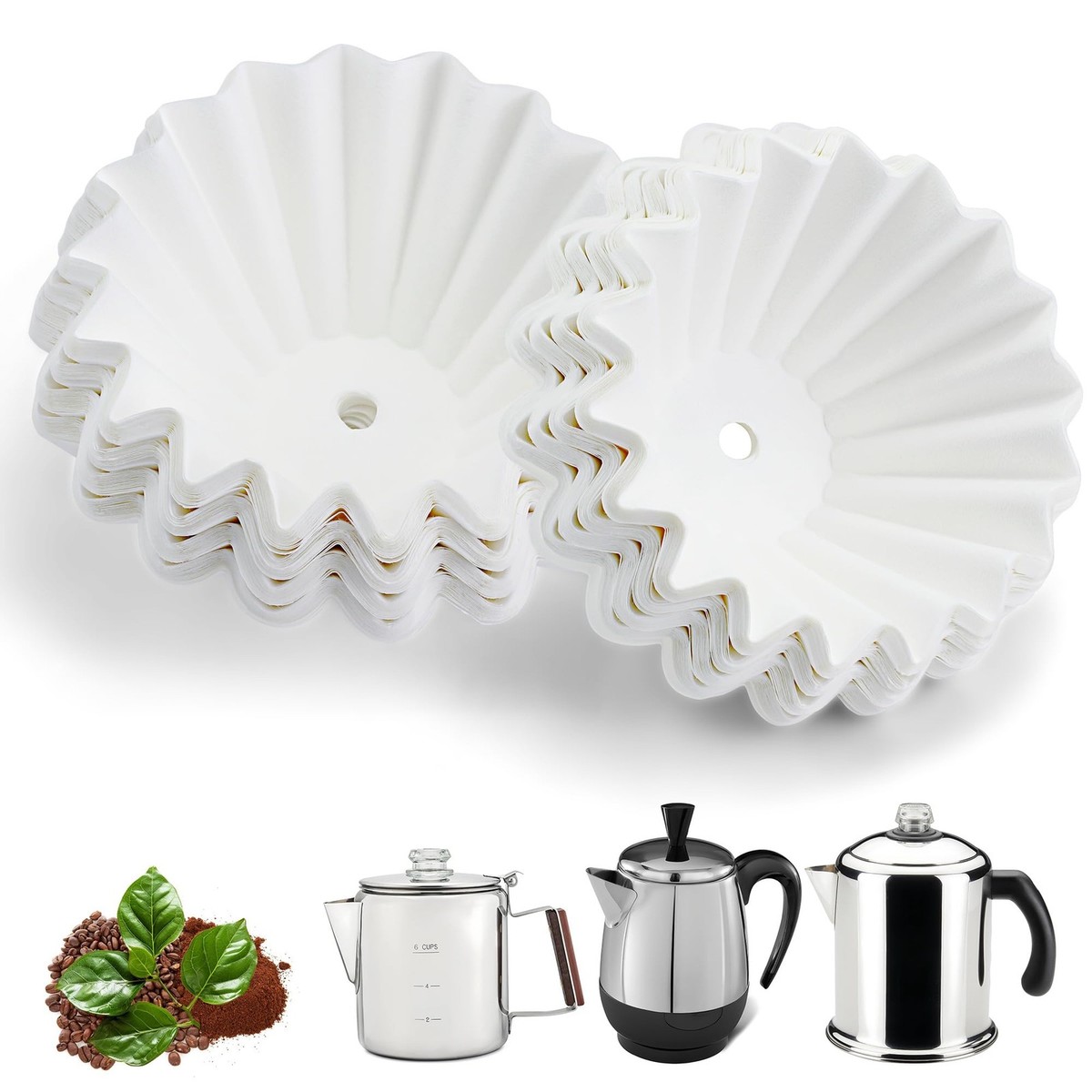 Coffee Filters Compatible with Farberware Coffee Percolator, 150