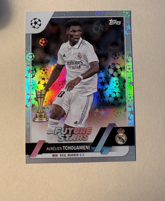 2023 Topps UEFA Club Competitions AURELIEN TCHOUAMENI Starball Foil #124 Soccer 