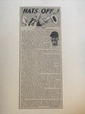 Gene Green Hats Off St. Louis Cardinals 1958 Sporting News Baseball 4X10 Panel