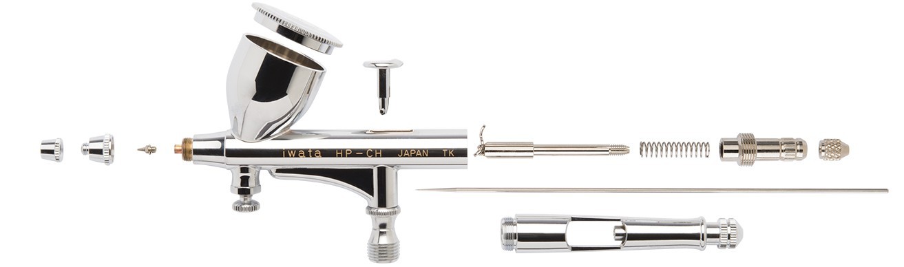 Iwata Hi-Line HP-CH Gravity Feed Dual Action Airbrush, Model H4100