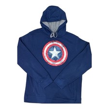 Sudadera con Capucha Capitán América Mad Engine Hombre’s Grande Azul Marvel Avengers
