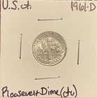 1961-D Roosevelt Dime 10C Silver 0.900 Denver Business Strike KM#195