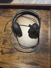 EH02 Wired Over-Ear Headset with Boom Microphone, 3.5mm Jack, Black