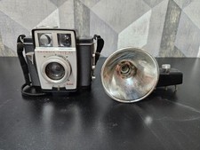 Kodak Brownie Twin 20 Camera w Flash Attachment Vintage 620 Film Camera Untested