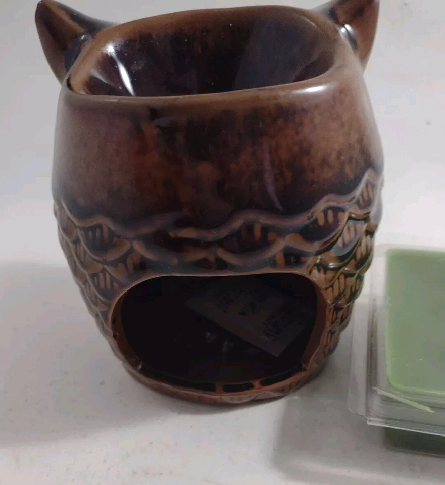 Juego de fragancias calentador de cera de búho Hosley Candle Company con cera Foto 3 de 4