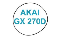 COURROIES SET AKAI GX 270 D MAGNETOPHONE A BANDE EXTRA FORT NEUF FABRIQUE GX270D