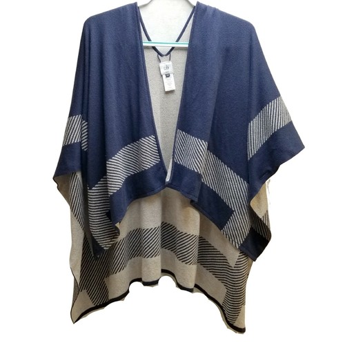 Cabi Reversible Wrap Sweater Poncho 