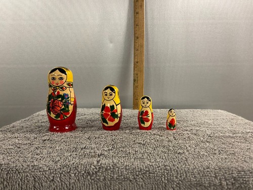 Russian Nesting Dolls NO Manufacture ID Markings on the bottoms - Picture 4 of 12