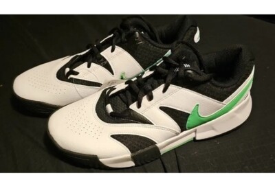 Mens Nike Court Lite 4 White Black Poison Green Choose Your Size
