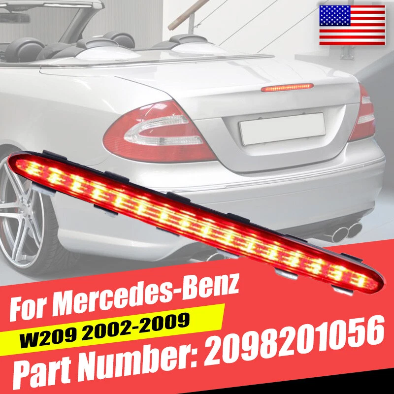 LED THIRD BRAKE LIGHT Stop Lamp for Mercedes Benz CLK W209 2002-09 CLK350 CLK550 - Image 2 of 4