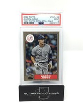 AARON JUDGE 2022 Topps 1987 Gold #T87-99  28/75 PSA 9 NEW YORK YANKEES