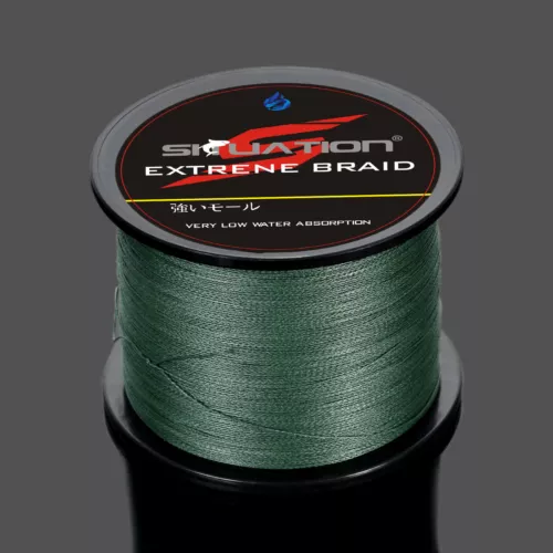 Líneas trenzadas fuertes 100/300/500/1000M verde Dyneema Spectra línea de pesca en el mar Reino Unido - Imagen 10 de 16