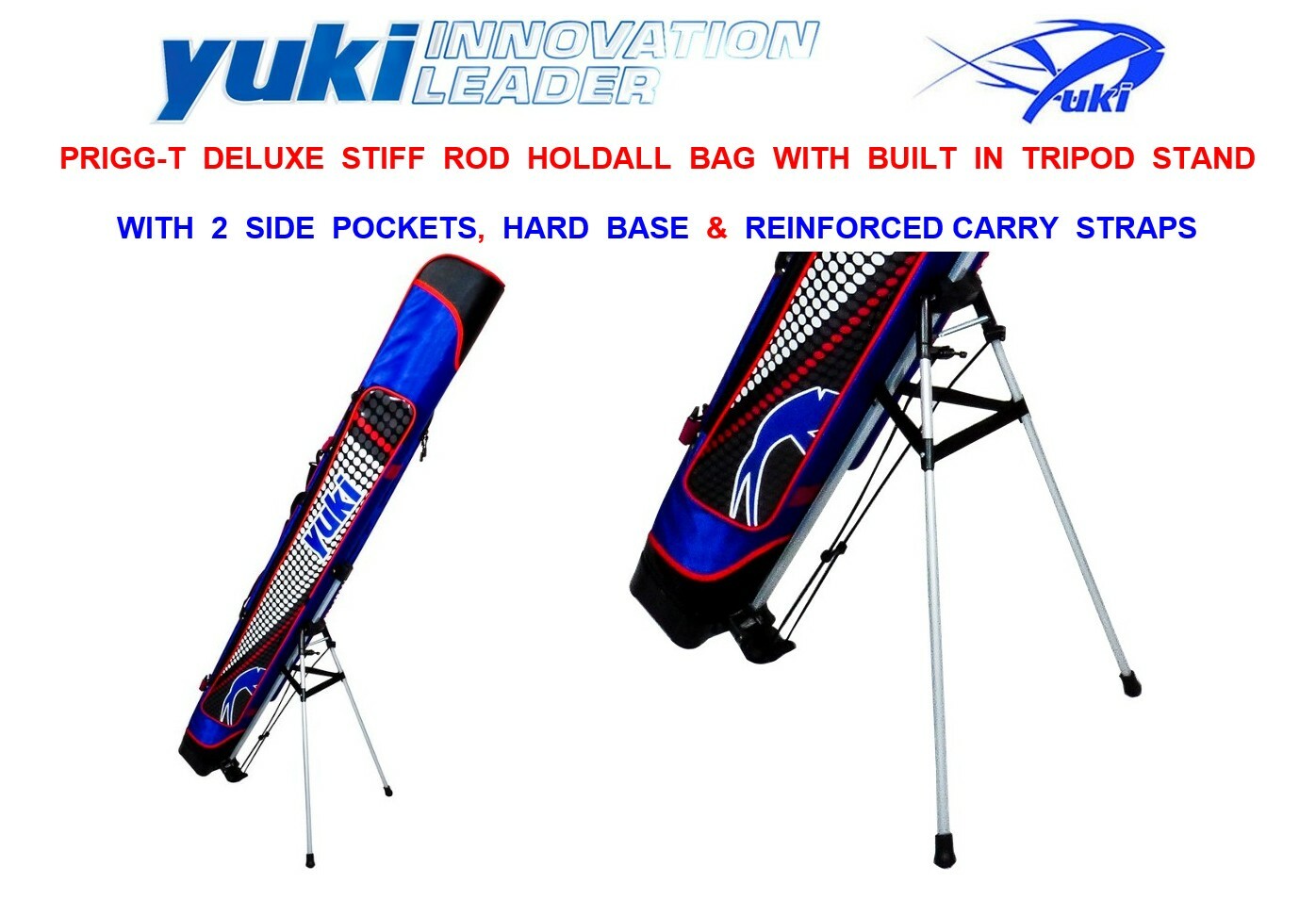 YUKI PRIGG-T DELUXE STIFF ROD HOLDALL BAG WITH TRIPOD STAND SAIKOU NEOX KENTA