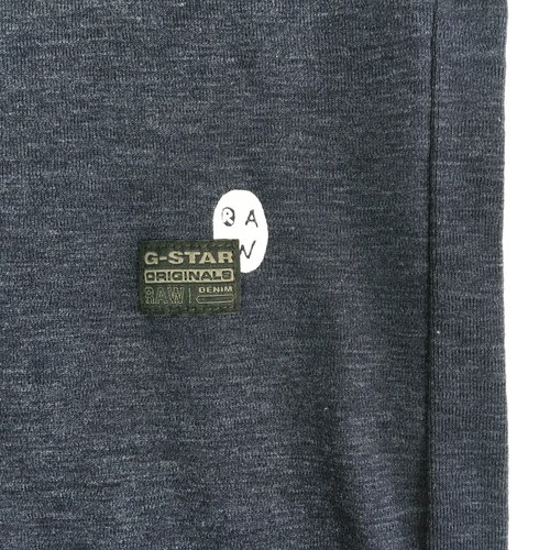 G STAR RAW Atves Long Sleeve T Shirt, Men's L, Dark Saru Blue - Picture 5 of 13