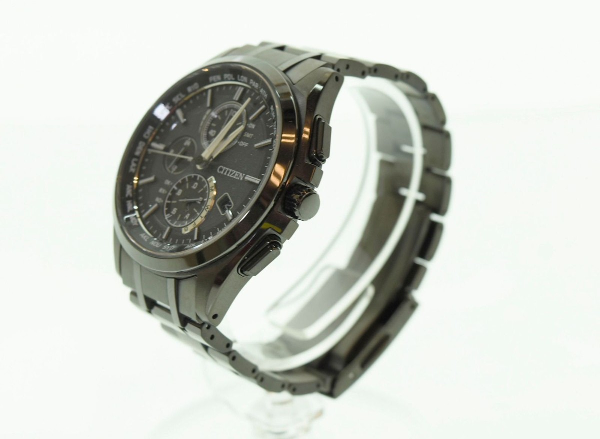 Citizen Attesa H804-T019731 Eco-Drive Day Date Titan Black Citizen Attesa H804-T019731 Eco-Drive Day Date Titan Black