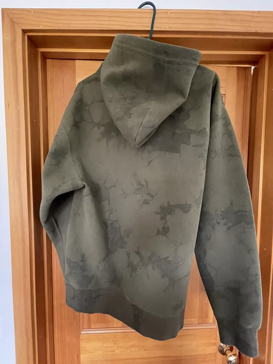 Travis Scott x Jordan Washed Suede Hoodie Olive Size Medium