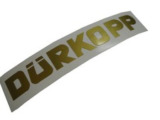 Dürkopp Fahrrad Schriftzug Aufkleber Sticker Abziehbild Oldtimer Gold