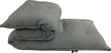 Gray Traditional Japanese Floor Rolling Mattresses, Portable Mats 3x30x80