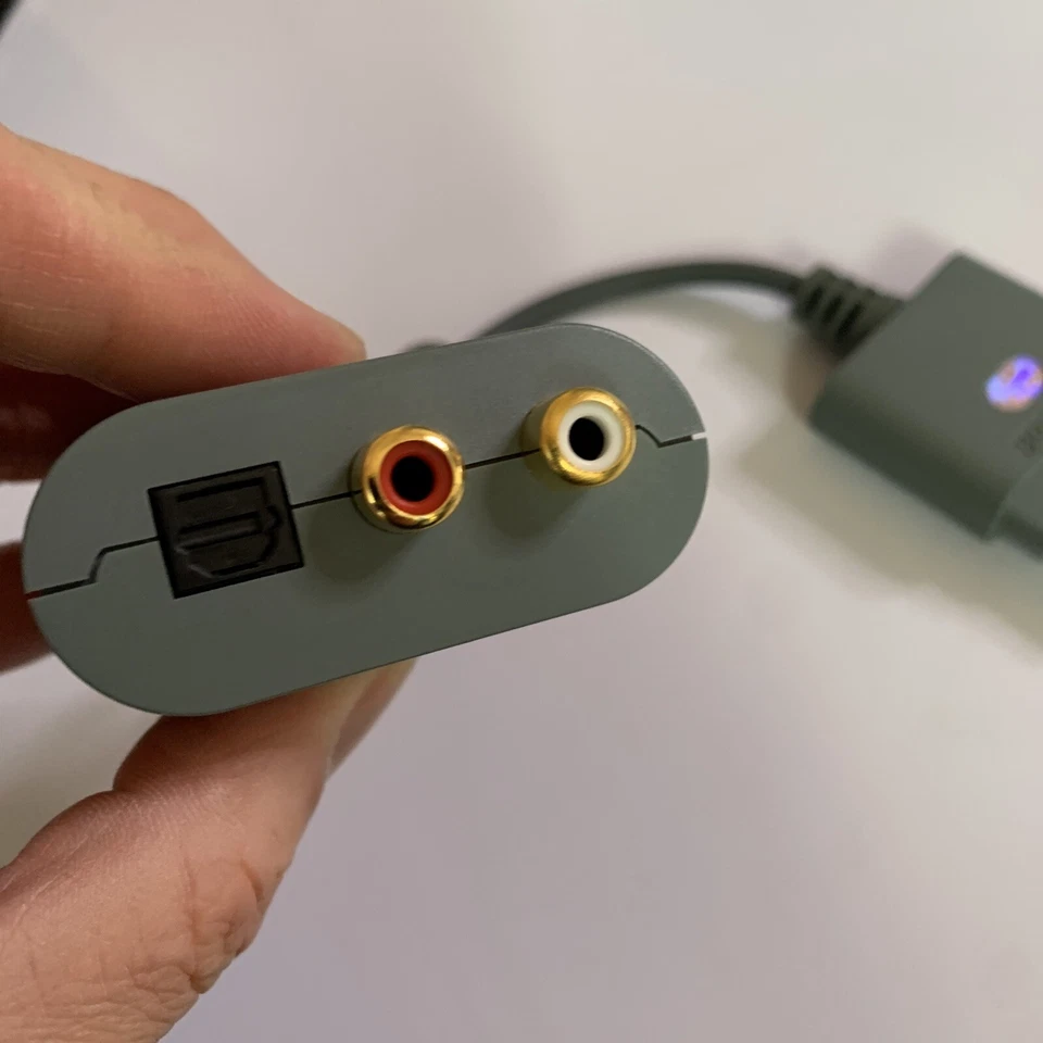 Official Microsoft Xbox 360 Audio Adapter X808221-001 Stereo Optical Genuine - Image 4 of 4