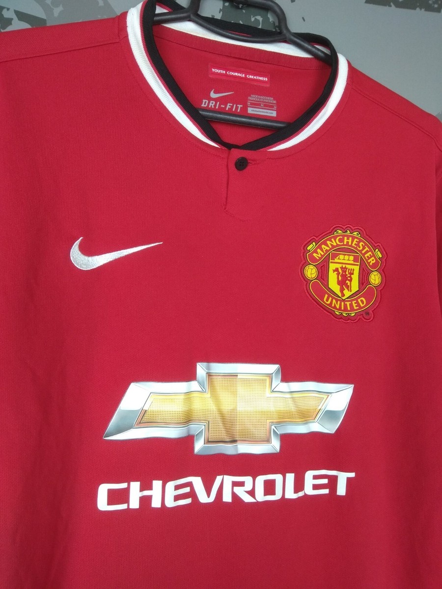 Manchester United Home football shirt 2014 - 2015 Nike Mens Size M