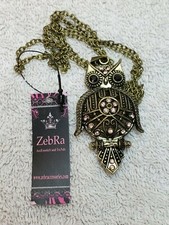 NEW OWL NECKLACE JEWELRY SET 