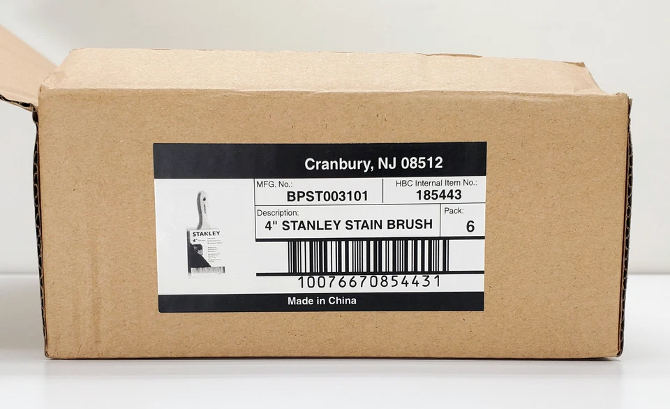 Stanley - Pincel para manchas/pinturas de 4" - Lote de 6 - Nuevo - BPST003101 Foto 3 de 3